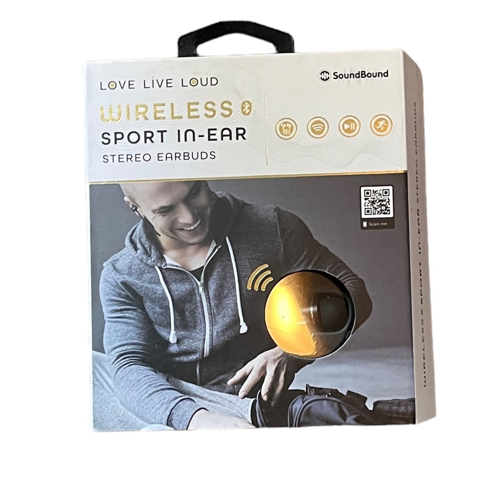 SOUNDBOUND WIRELESS SPORT IN-EAR EARBUDS - NIB!